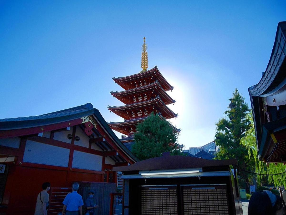 Hotel Tavinos Asakusa Tokió Kültér fotó